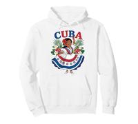 Cute Cuban Girl Cuba Traditional Dance Flowers Latina Sudadera con Capucha