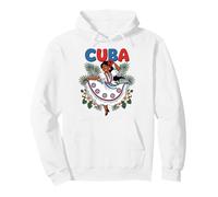 Cute Cuban Girl Cuba Traditional Dance Flowers Latina Sudadera con Capucha