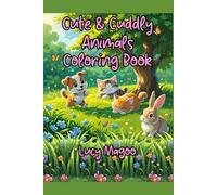 Cute & Cuddly Animals Coloring Book