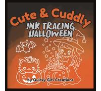 Cute & Cuddly Ink Tracing Halloween - 35 Color-Filled Spooky-Cute Designs with White Lines to Trace Using Gel Pens, Glitter Pens, Markers, and M: A ... pages that beg you to provide the details