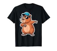 Cute Dabbing Capybara Animal Boys Men Toddler Kids Camiseta