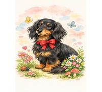Cute Dachshund Notebook (8.5x11): Adorable Sausage Dog Notebook for School, Work and Writing | Lined Journal for Dog Lovers, Students and Kids | Cute Puppy Gift Idea | 110 Pages