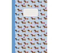Cute Dachshund Notebook: College Ruled Journal for Women & Girls | 120 Lined Pages | 6 x 9 Inches | Perfect Gift for Dog Lovers