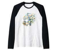 Cute Daisies Graphic For Women Men and Kids Gardening GNOME Camiseta Manga Raglan