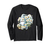 Cute Daisies Graphic For Women Men and Kids Gardening GNOME Manga Larga
