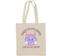 Cute Death Metal Angel Death in My Metal Not in My Meals - Bolsa de algodón natural, color blanco