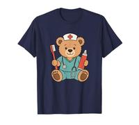 Cute Dental Nurse Teddy Bear Student Dentist Office Staff Camiseta