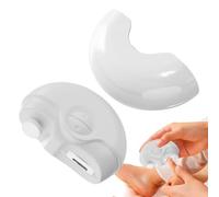Cute Design - Cortadores eléctricos para uñas, cortadores eléctricos USB de 2 velocidades, cortador eléctrico ajustable de 2 velocidades, con LED para adultos, present, hogar, negro, amarillo,