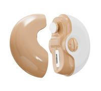 Cute Design - Cortadores eléctricos para uñas, cortadores eléctricos USB de 2 velocidades, cortador eléctrico ajustable de 2 velocidades, con LED para adultos, present, hogar, negro, amarillo,