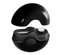 Cute Design - Cortadores eléctricos para uñas, cortadores eléctricos USB de 2 velocidades, cortador eléctrico ajustable de 2 velocidades, con LED para adultos, present, hogar, negro, amarillo,