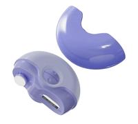 Cute Design - Cortadores eléctricos para uñas, cortadores eléctricos USB de 2 velocidades, cortador eléctrico ajustable de 2 velocidades, con LED para adultos, present, hogar, negro, amarillo,