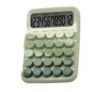 Cute Desk Calculator - Big Button Device, Anti Slip Base Tool, Mechanical Design | Office Home School Calculation Usage Ergonomic Comfort Typing Experience, Desktop Accounting Math Solving Daily Work