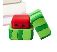 Cute Dice Games, Watermelon Themed Dice, 1.56x1.57x1.58in Ergonomic Design, Chess Pieces & Chips, Engaging Educational Toy for Role Play, Teaching Math, Family Fun, Girls, Boys, Kids, Preschool