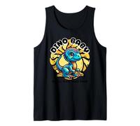 Cute Dino Baby Cartoon Illustration for Kids Camiseta sin Mangas