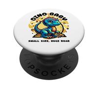 Cute Dino Baby Cartoon Illustration for Kids PopSockets PopGrip Adhesivo