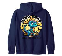 Cute Dino Baby Cartoon Illustration for Kids Sudadera con Capucha