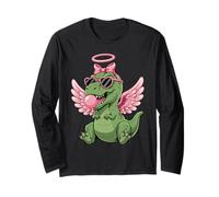 Cute Dinosaur Angel Valentine's Day Gum Love Manga Larga