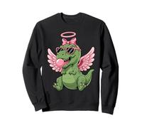 Cute Dinosaur Angel Valentine's Day Gum Love Sudadera