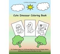 CUTE DINOSAUR COLORING BOOK