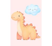 Cute Dinosaur Notebook: Cute Lined Notebook for Kids, Teens & Animal Lovers | 6 x 9 Inches | 101 Pages