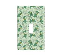 Cute Dinosaurs in Space - Cubiertas para placa de pared, 1 banda, tamaño estándar de 4.5 x 2.75 pulgadas, cubierta decorativa para interruptor de luz, cubierta de toma de corriente, policarbonato