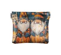 Cute Dinosaurs in Space - Monedero de poliuretano para hombre, Gnomos I Love Fall, Diseño: