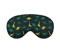 Cute Dinosaurs Pattern Sleep Eye Mask Soft Sleep Cover Blindfold Sleeping Mask Cover para dormir viajes