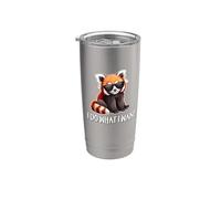 Cute Do What I Want Red Panda Lover Vaso térmico de acero inoxidable de doble pared