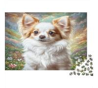 Cute Dog 1000 Piece for Adults & Kids Chihuahua in Portrait Fun Present & Activity for Home & Wall Decor 70x50cm/1000pcs