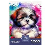 Cute Dog 1000 Piece Jigsaw Puzzle for Adults and Families - Complex Cognitive Game 70x50cm/1000pcs