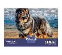 Cute Dog 1000 Piezas Cartulina Extra Gruesa Rompecabezas Premium Bernese Mountain Dog Antiestrés Juego Familiar Rompecabezas para Decoración del Hogar 70x50cm/1000pcs