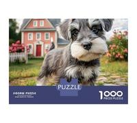 Cute Dog 1000 Piezas Cartulina Extra Gruesa Set De Rompecabezas West Highland White Terrier Antiestrés Juguete De Cumpleaños Rompecabezas Regalos para Familia Y Amigos 70x50cm/1000pcs