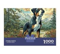Cute Dog 1000 Piezas Cartulina Premium Rompecabezas DIY Saint Bernard Antiestrés Desafío Único Rompecabezas Regalos para Familia Y Amigos 70x50cm/1000pcs