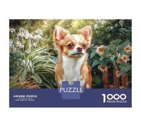 Cute Dog 1000 Piezas Cartulina Premium Set De Rompecabezas Yorkshire Terrier Extremadamente Difícil Juguete De Cumpleaños Rompecabezas para Adultos Y Niños 52x38cm/1000pcs