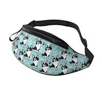 Cute Dog Border Collie Crossbody Bag Runner Small Hip Pouch Riñonera Running Riñonera Bumbag Beltbag Sport Slim Moda para Trotar Senderismo Mujer