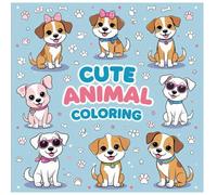 Cute Dog Coloring Book: 50 Adorable Dog Illustrations for Kids, Adults & Dog Lovers | Fun & Relaxing Coloring for All Ages