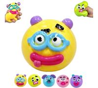 Cute Dog Face Sensory Fidget,Dog Face Swap Squishy,smushers Sensory with Interchangeable Faces,Divertidas Bolas Blandas Sensoriales For Aliviar El Estrés Y La Ansiedad, For Niños Y Adultos(A)