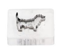 Cute Dog Leather Cutting Die, Alloy Steel Punching Die for Clean Fast Cuts, Dog Shaped Cut Mold with Sharp Blades for DIY Crafts on Leather Cardboard Fabric Wood