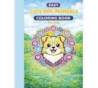 Cute Dog Mandala Coloring Book: Lovely Dog Designs with Simple Mandala Patterns