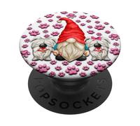 Cute Dog Owner Must Haves For Crazy Dog Mom and Dad GNOME PopSockets PopGrip Adhesivo