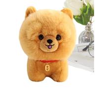 Cute Dog Plush Toy - PP Cotton 20x10x5cm 120g Yorkshire Chow Style Stuffed Animal Single Piece Smiling Doll Gift - Cartoon Home Decor - Soft Companion Toy