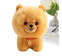 Cute Dog Plush Toy - PP Cotton 20x10x5cm 120g Yorkshire Chow Style Stuffed Animal Single Piece Smiling Doll Gift - Cartoon Home Decor - Soft Companion Toy