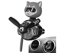 Cute Dog Propeller Car Air Freshener | Automotive Vent Clip Diffuser | Long Lasting Air Purifier for Odor Removal | Creative Car Fragrance Decor with /1,96 x 2,75 x 2,36 pulgadas