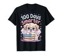 Cute Dog100 Days Smarter Cute School Celebration Camiseta