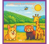 CUTE DOGS AND FRIENDS: Simple and Fun Animal Coloring Book - 70 coloring pages: Suitable for all ages.