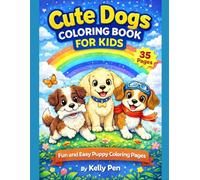 Cute dogs.: Coloring book for kids.