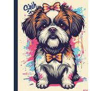 Cute Dogs Graph Paper Composition Notebook: Journal for Kids and Teens, 110 Pages, 7.5 x 9.25 in: Perfect for school, notes, drawing, and creative writing