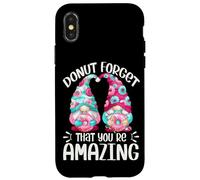 Cute Donut Gnomes For Girls Donut Forget That Youre Amazing Carcasa para iPhone X/XS