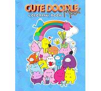 Cute Doodle Moods coloring Book: 40 COLORING PAGES WITH BOLD LINES