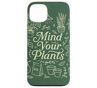 Cute Doodles, Gardener Lover, Mind Your Plants Carcasa para iPhone 13